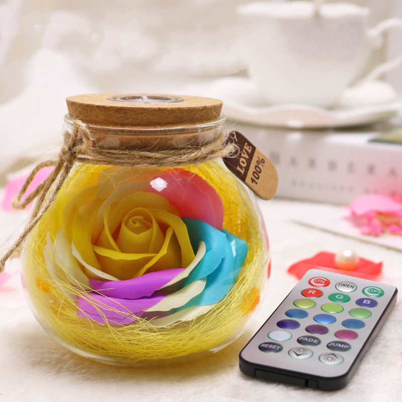 colorful-rose-soap-flower-wishing-bottle-birthday-gift