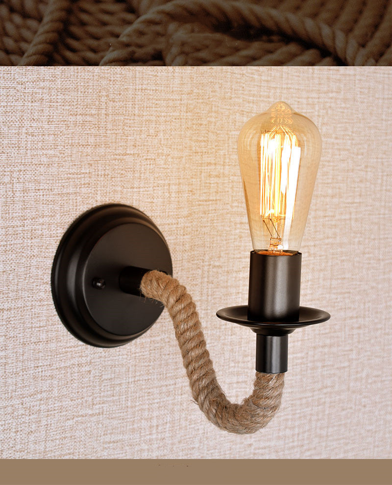 retro-creative-wrought-iron-twine-wall-lamp-bedside-lamp