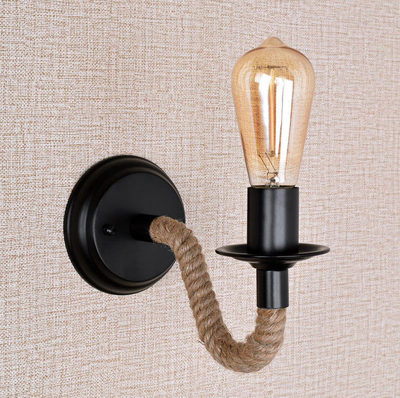 retro-creative-wrought-iron-twine-wall-lamp-bedside-lamp