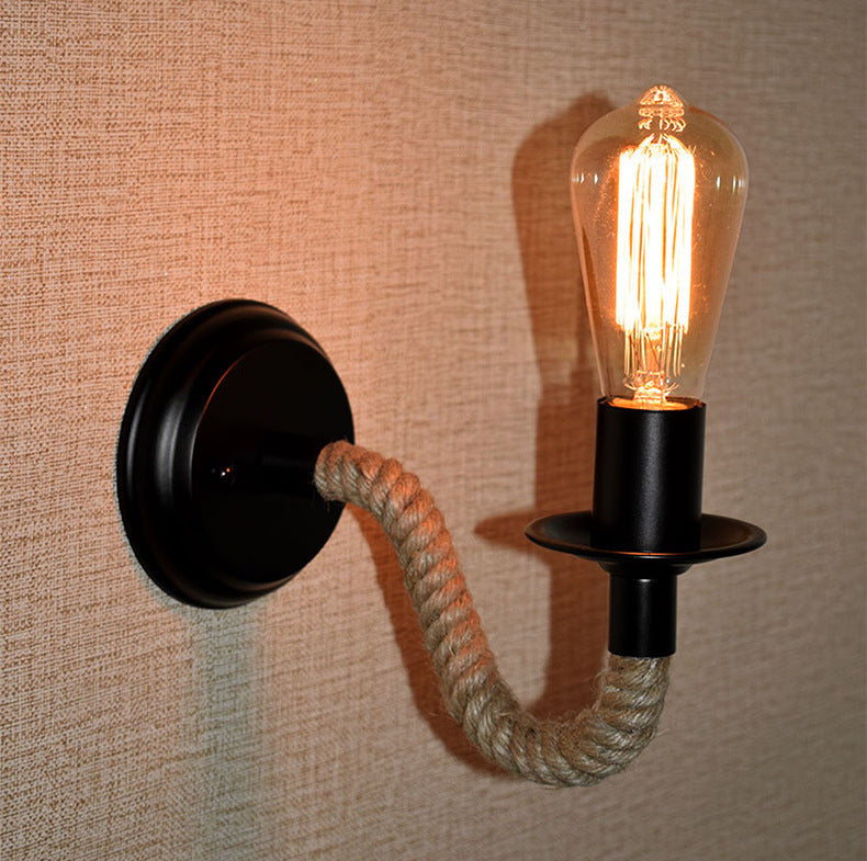 retro-creative-wrought-iron-twine-wall-lamp-bedside-lamp