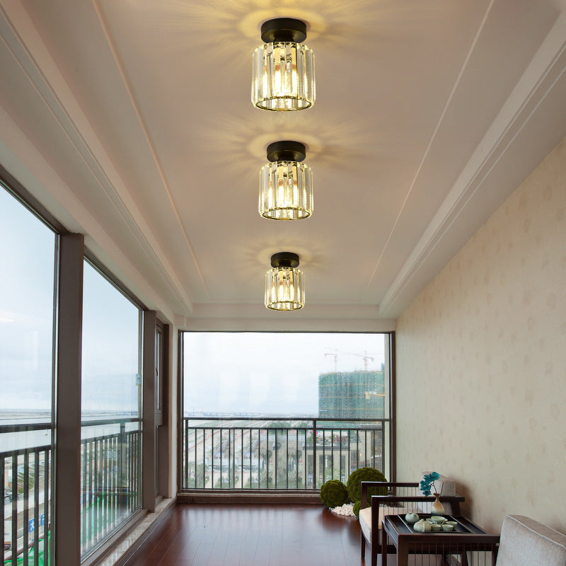 home-entrance-ceiling-net-red-crystal-aisle-light