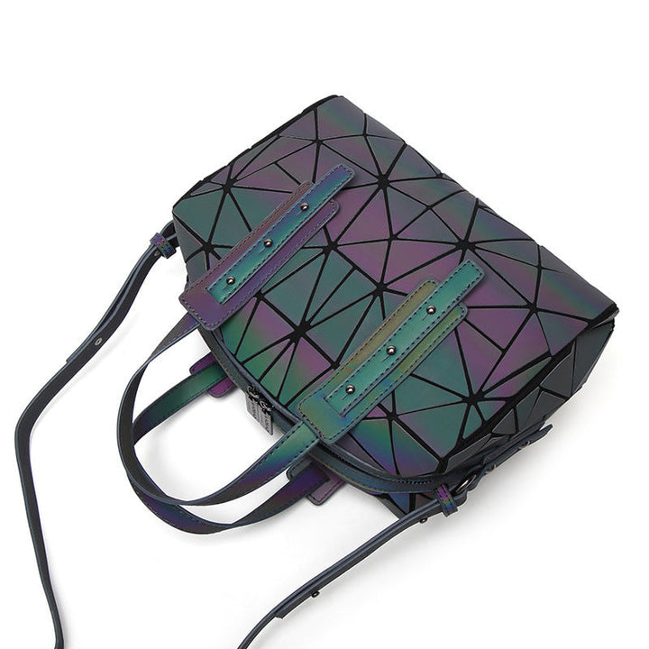 Rhomboid Luminous Irregular Handbag Unique & Stylish Women's Bag