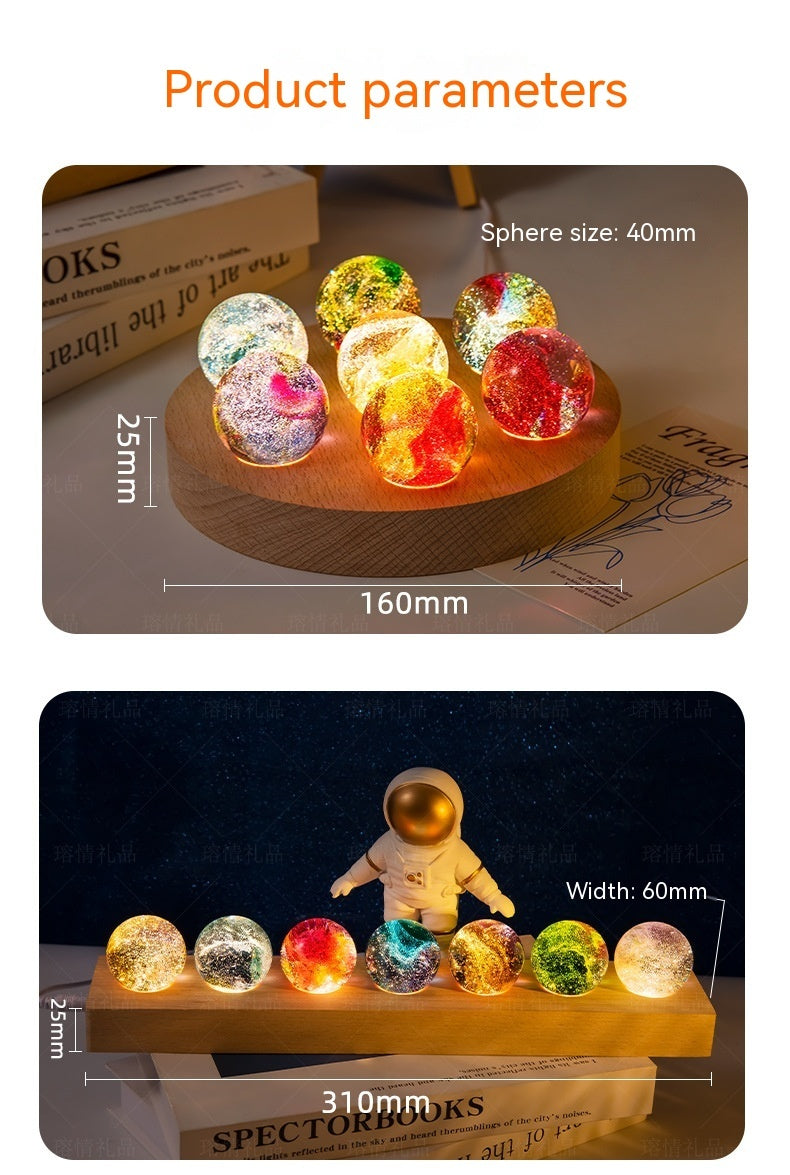 creative-colored-glaze-luminous-crystal-ball