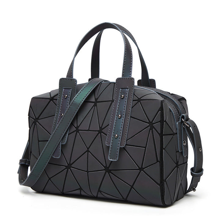 Rhomboid Luminous Irregular Handbag Unique & Stylish Women's Bag