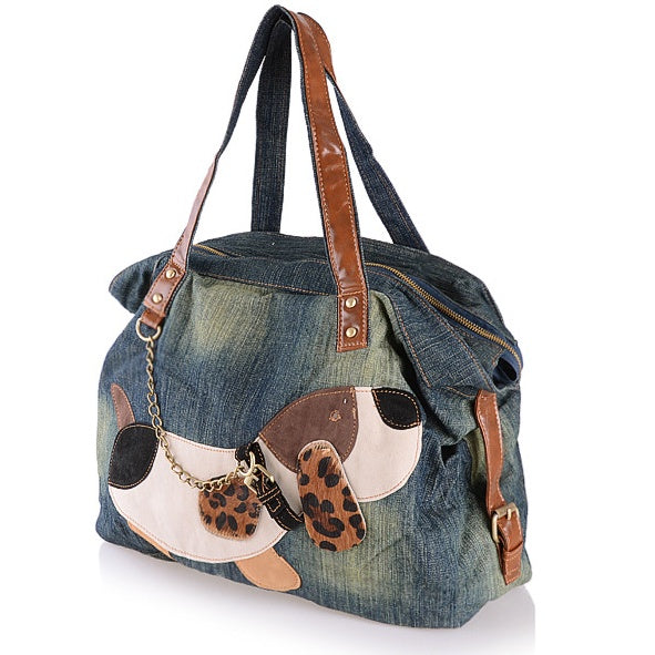 Casual Denim Women's Handbag - Stylish, Spacious, Durable Design