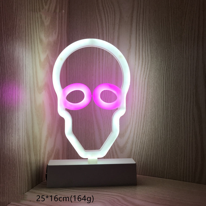 creative-halloween-shape-ghost-skull-decorative-lights