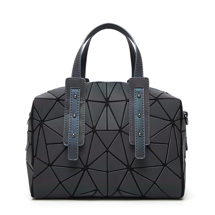 Rhomboid Luminous Irregular Handbag Unique & Stylish Women's Bag