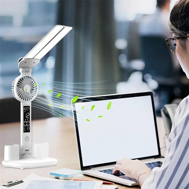 foldable-led-table-light-eye-protection-multifunction-desk-lamp-with-thermometer-calendar-fan-pen-holder-study-reading-fan-light