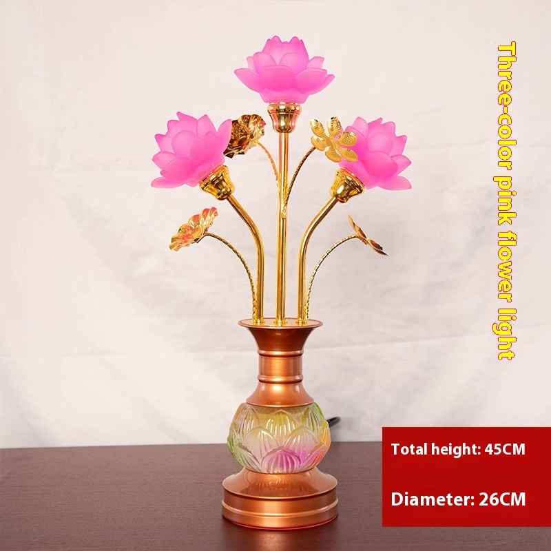 buddha-worship-in-buddhist-hall-colored-glaze-led-lotus-lantern