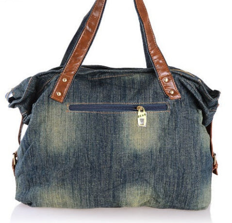 Casual Denim Women's Handbag - Stylish, Spacious, Durable Design