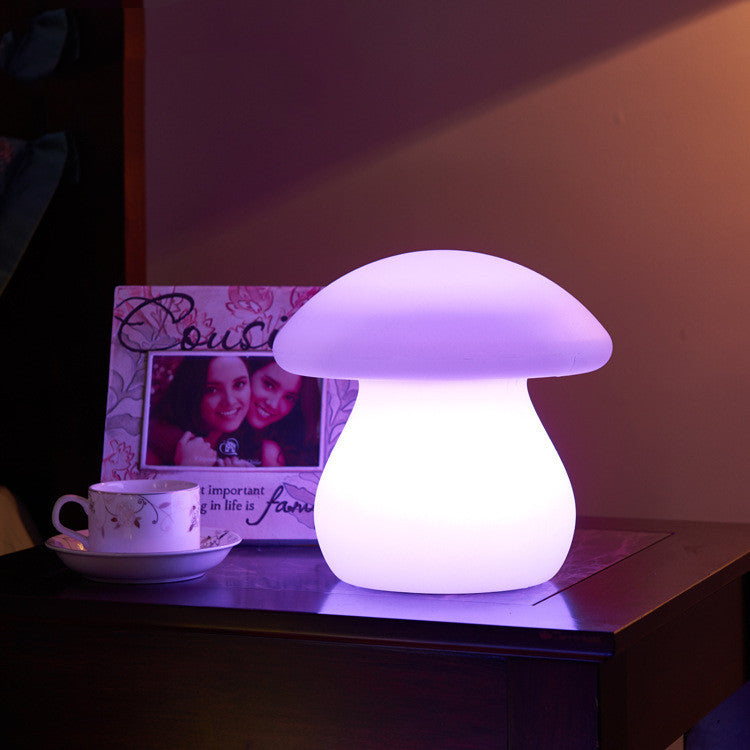 led-night-light-remote-control-rechargeable-desk-lamp-waterproof-mushroom-lamp