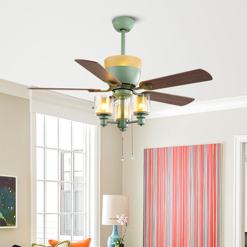 american-style-home-dining-room-fan-lamp