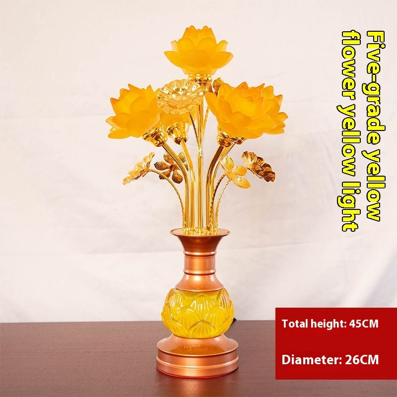 buddha-worship-in-buddhist-hall-colored-glaze-led-lotus-lantern