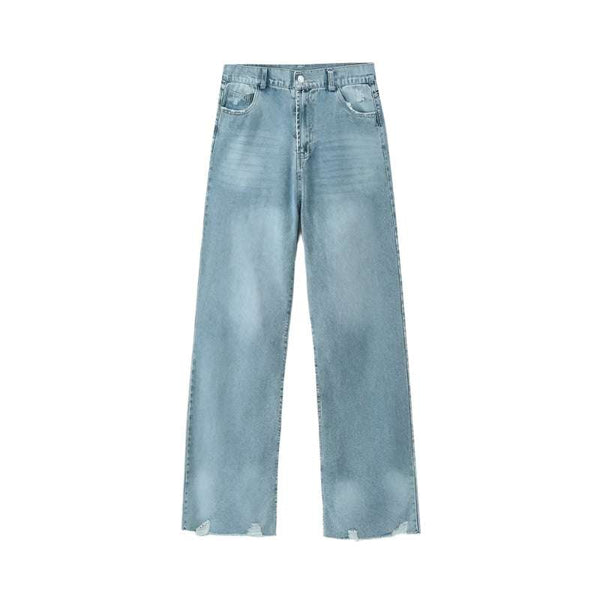 European & American French Casual All-Match Denim Jeans for Women