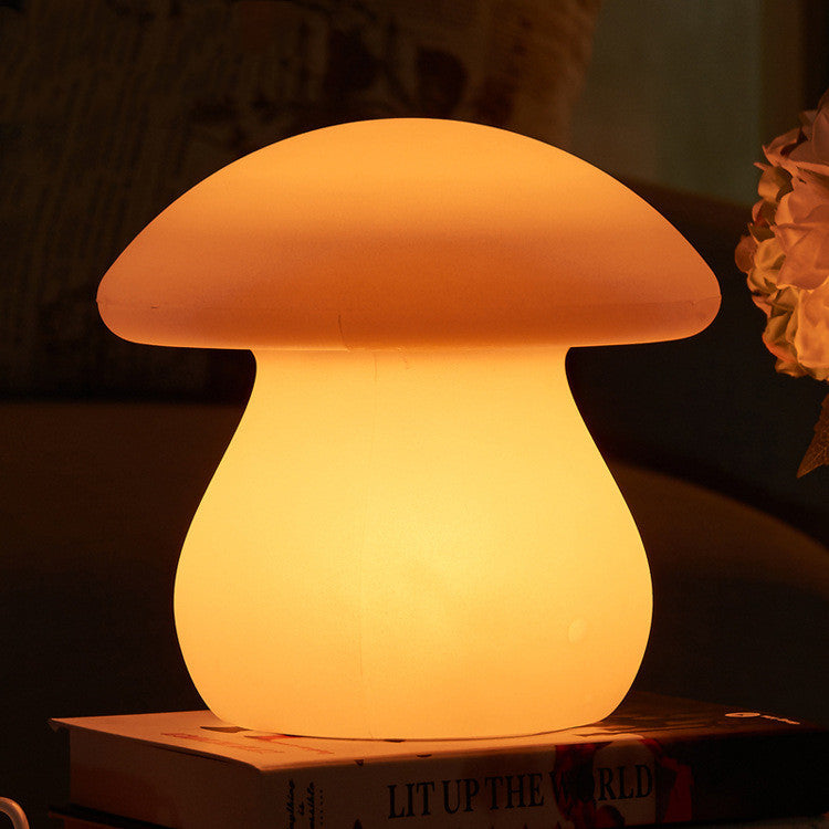 led-night-light-remote-control-rechargeable-desk-lamp-waterproof-mushroom-lamp