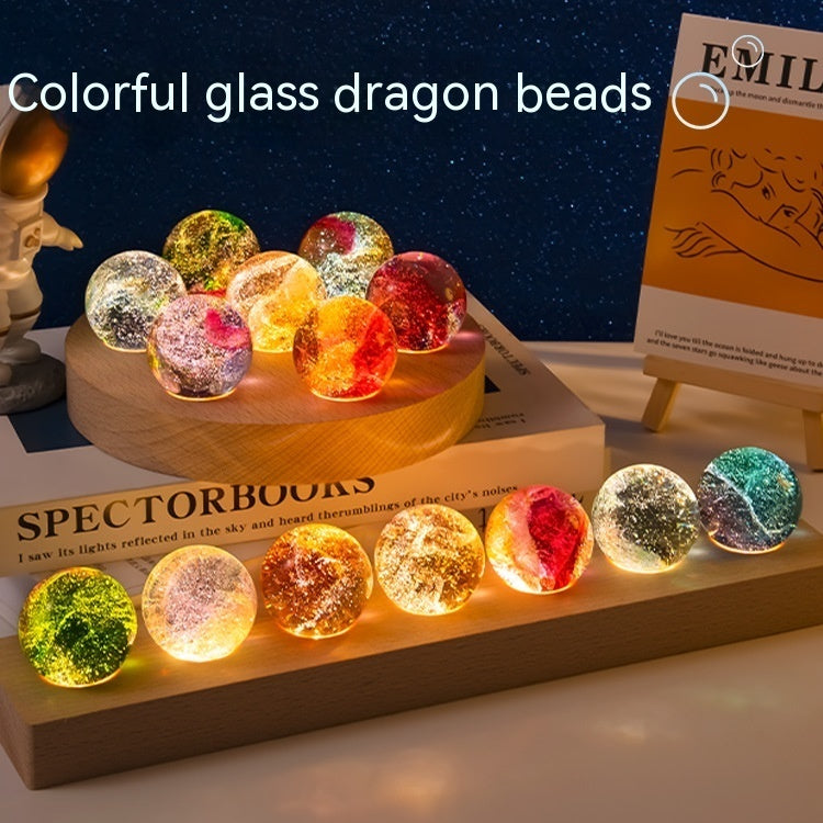 creative-colored-glaze-luminous-crystal-ball