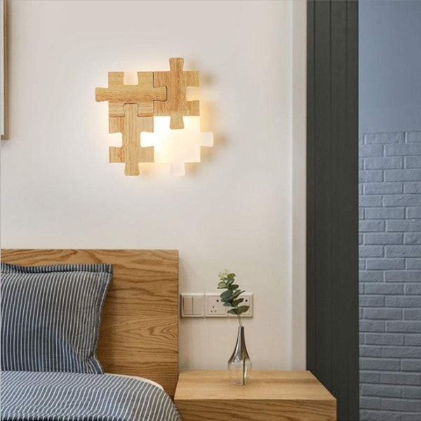 Bedroom Bedside Simple Hallway Corridor Aisle Building Block Wall Lamp