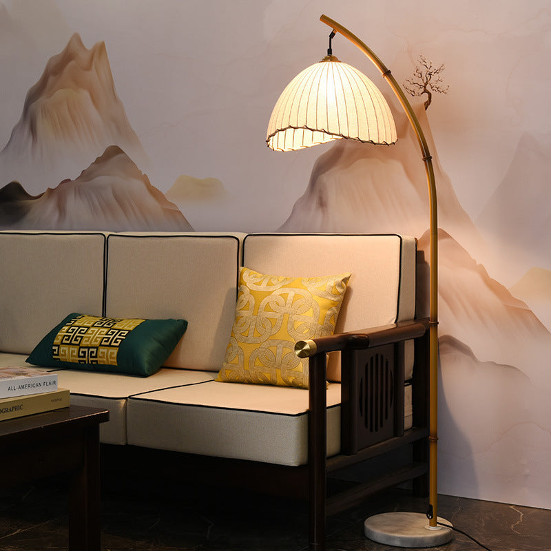 study-bedroom-bed-bamboo-floor-lamp