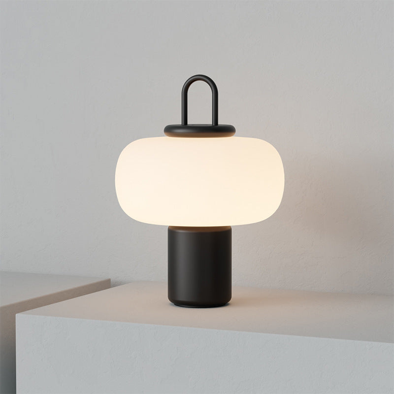 minimalist-creative-childrens-bedroom-japanese-designer-glass-bedside-table-lamp