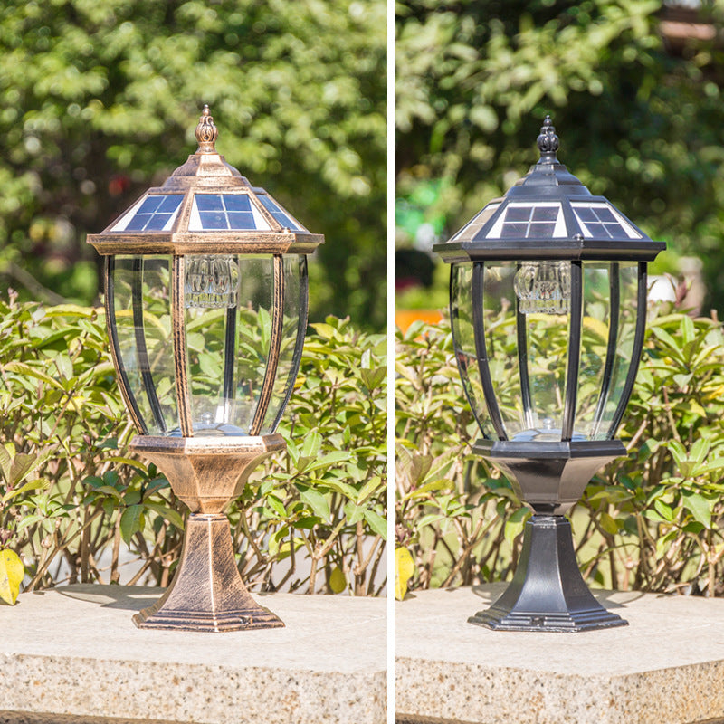 solar-pillar-lamp-outdoor-courtyard