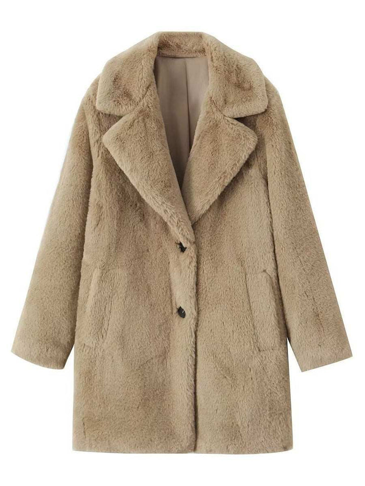 Autumn & Winter Fashion Baggy Coat in Gray & Khaki