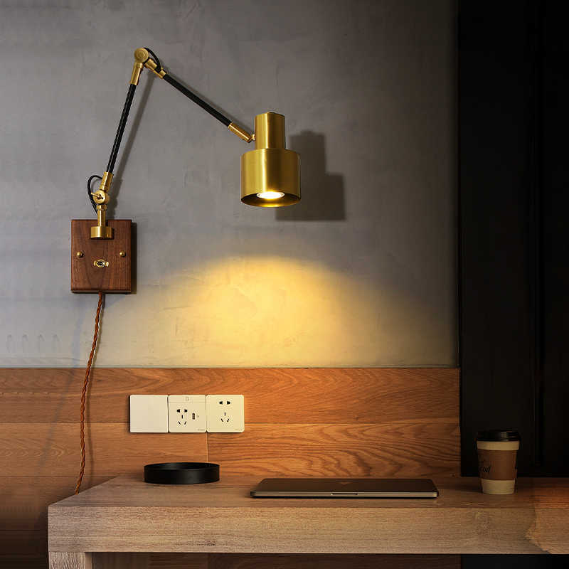 retro-bedroom-bedside-lamp-rocker-arm-wireless-creative-wall-lamp